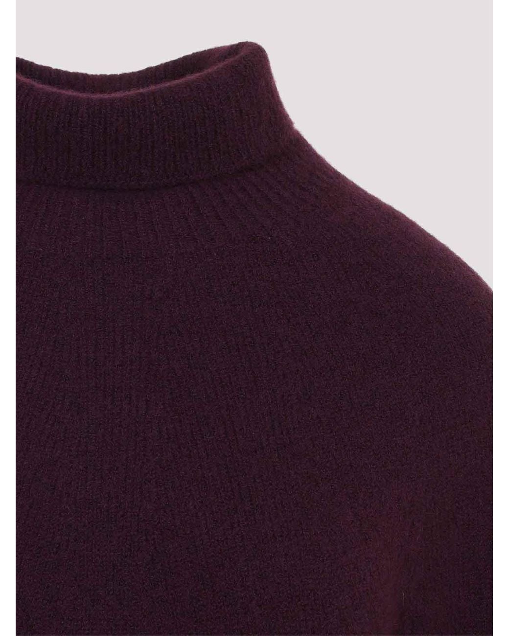 Giorgio Armani Purple Cashmere Sweater