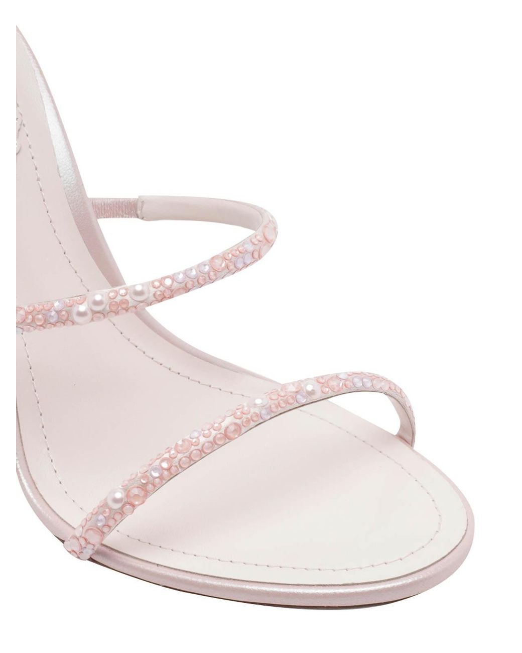 Rene Caovilla White Rene' Caovilla Cleo Pump Sandals