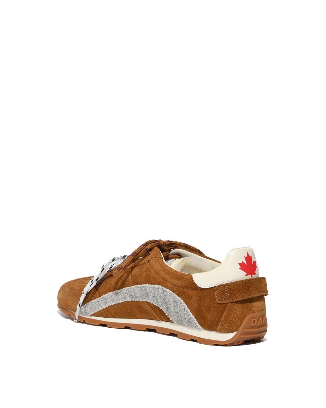DSquared² Brown Dc-642 Suede Sneakers for men