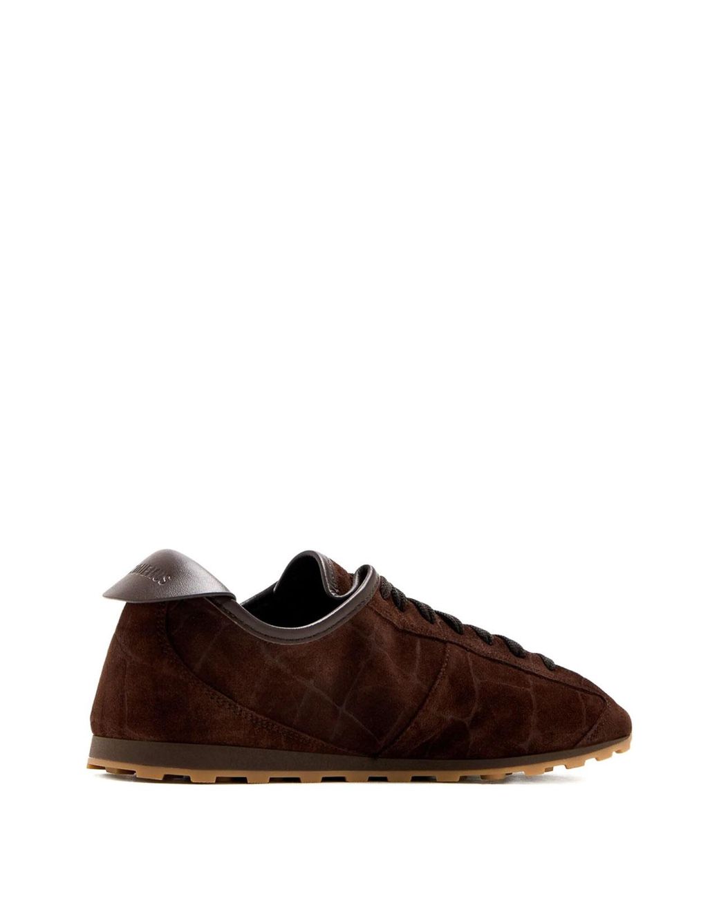 Jacquemus Brown Les Tennis Leather Sneakers for men
