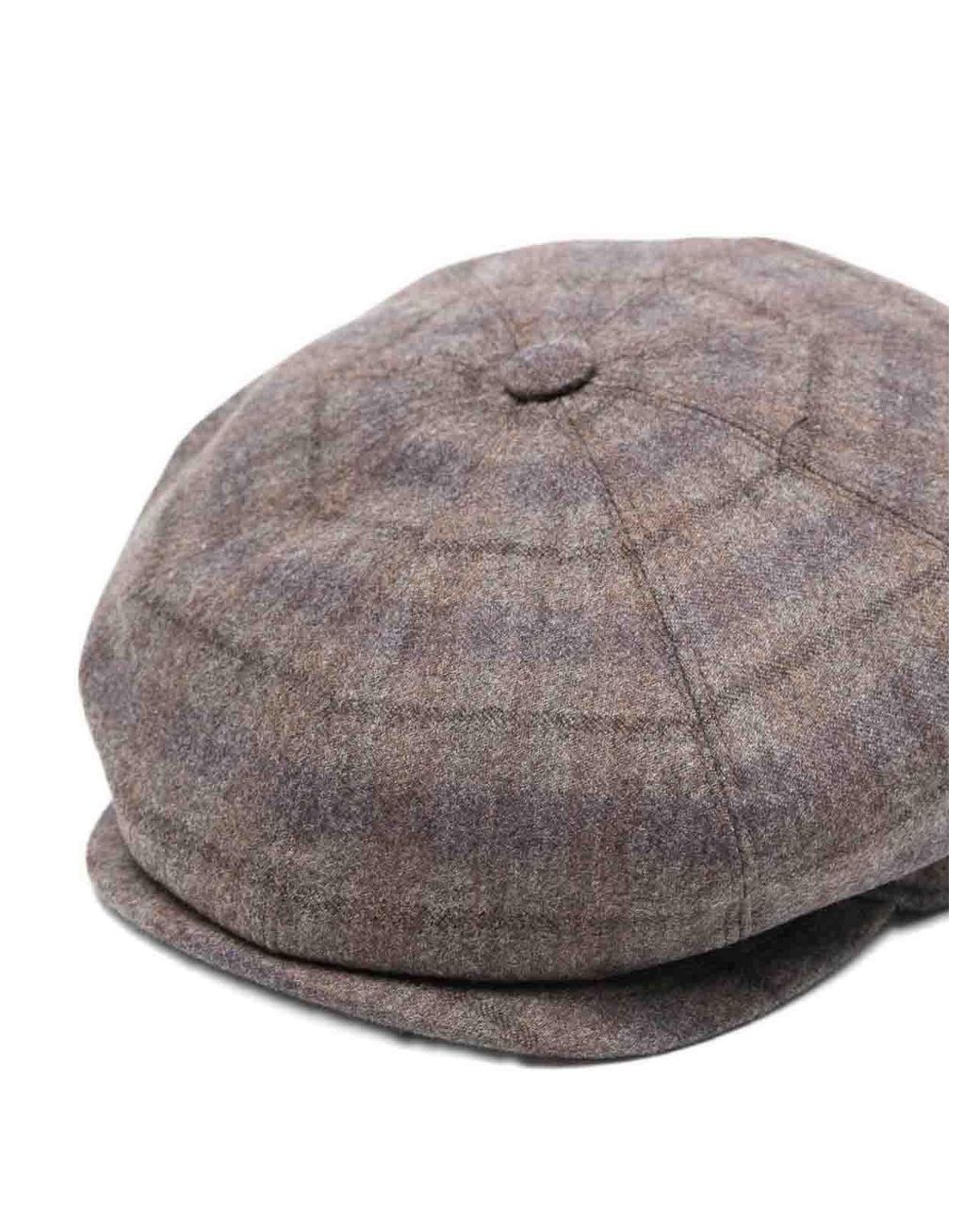 Borsalino Gray Cesare Wool Cap for men
