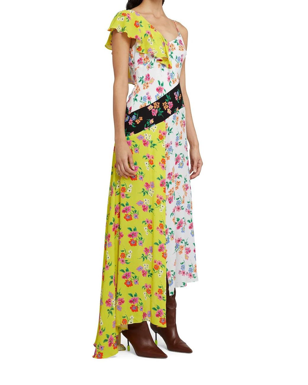 MSGM Multicolor Floral Dress