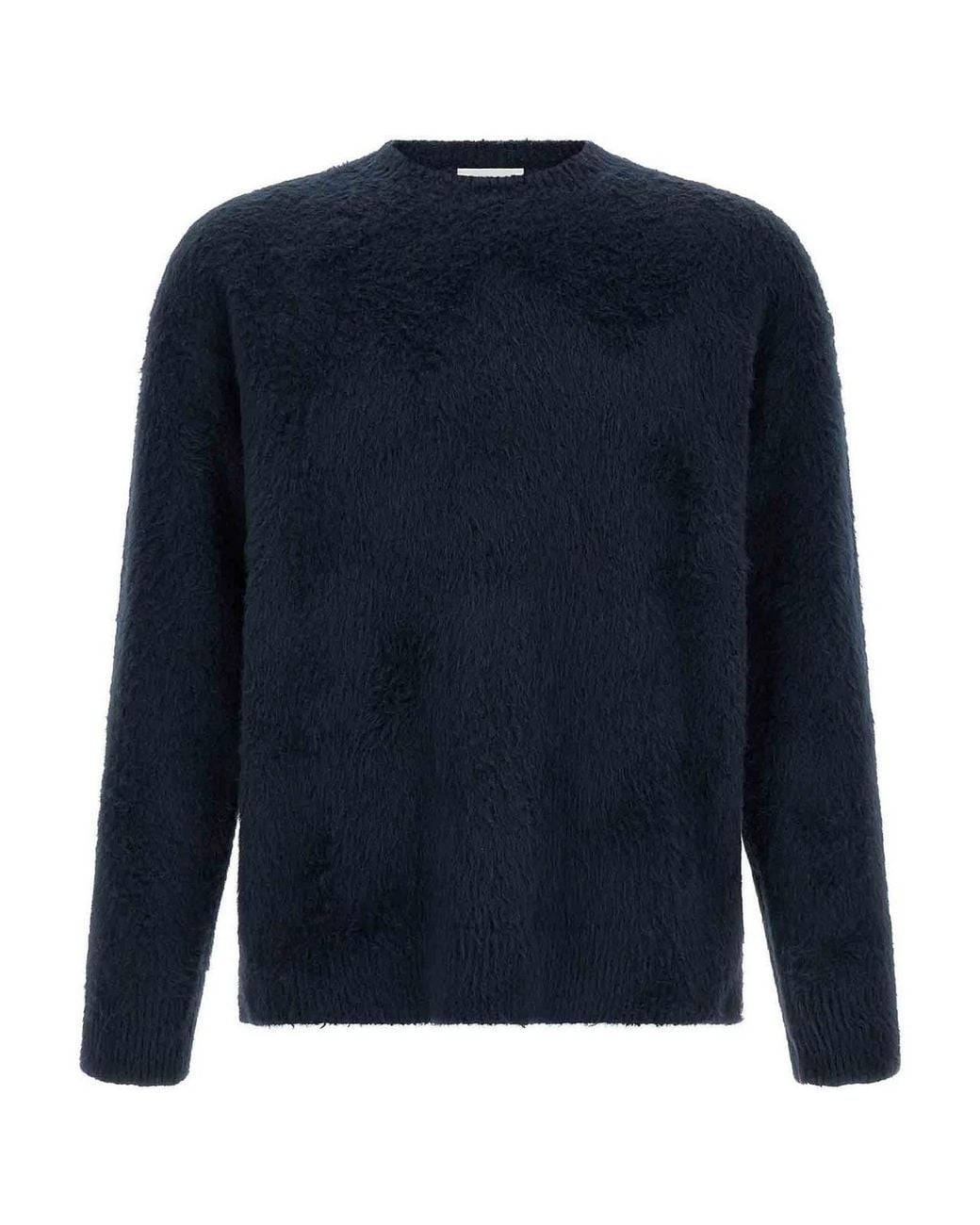 Roberto Collina Blue Gauze Sweater for men
