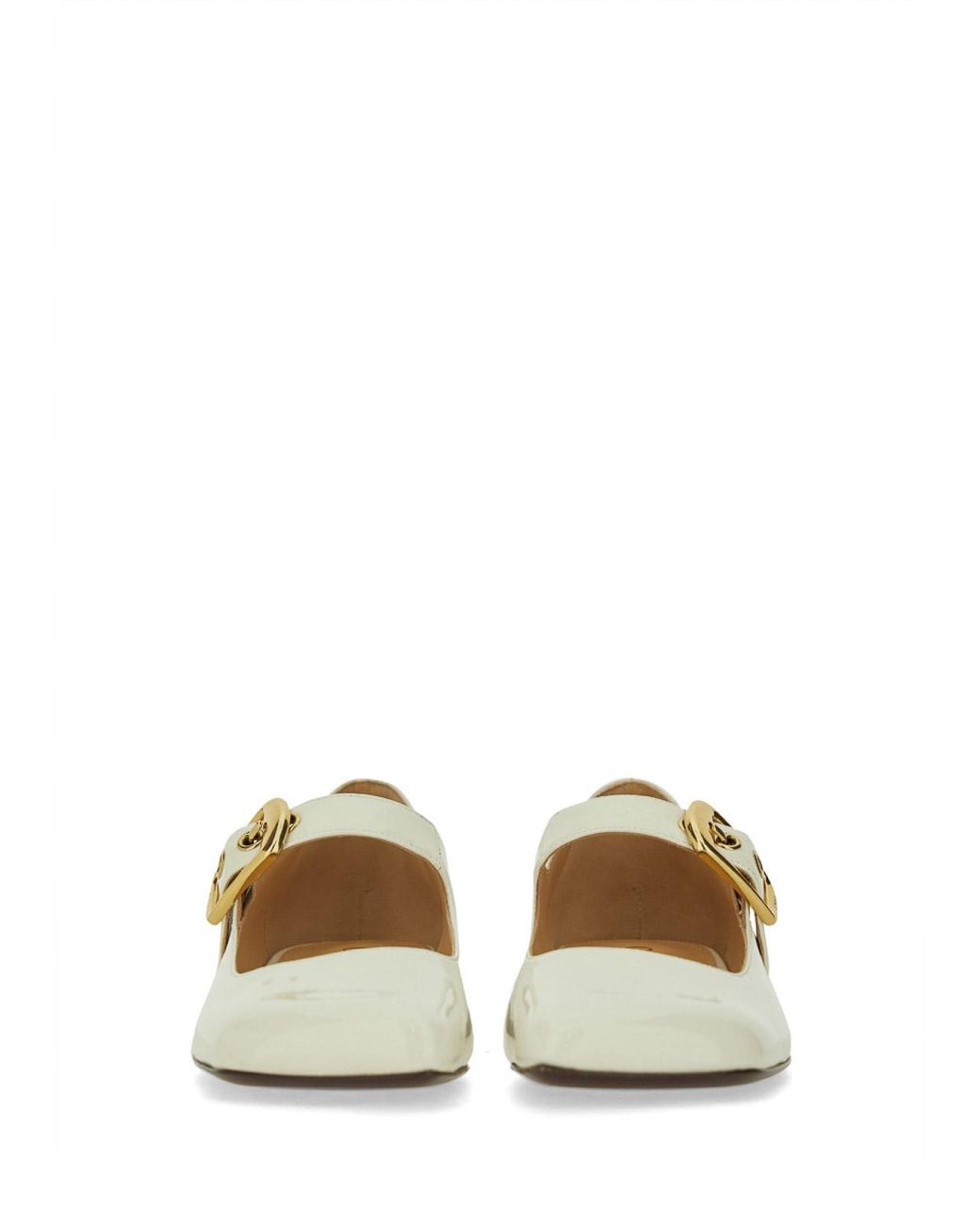 Chloé White Ballerina Polly