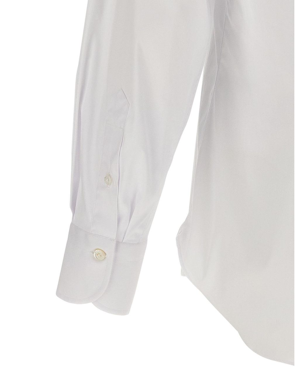 Finamore 1925 White Napoli Shirt for men