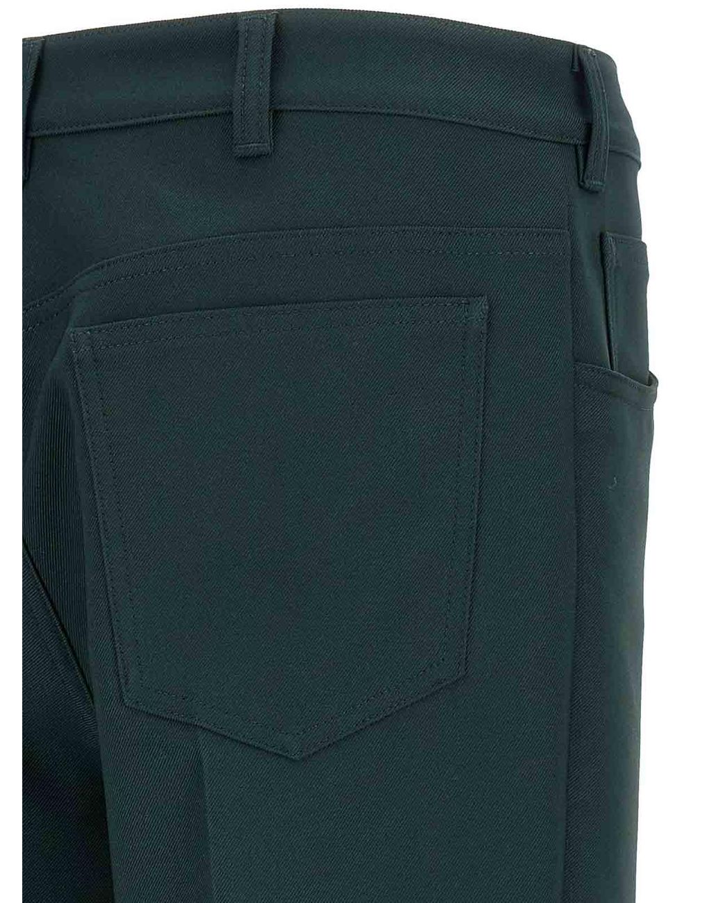 Marni Green Technical Twill Pants for men