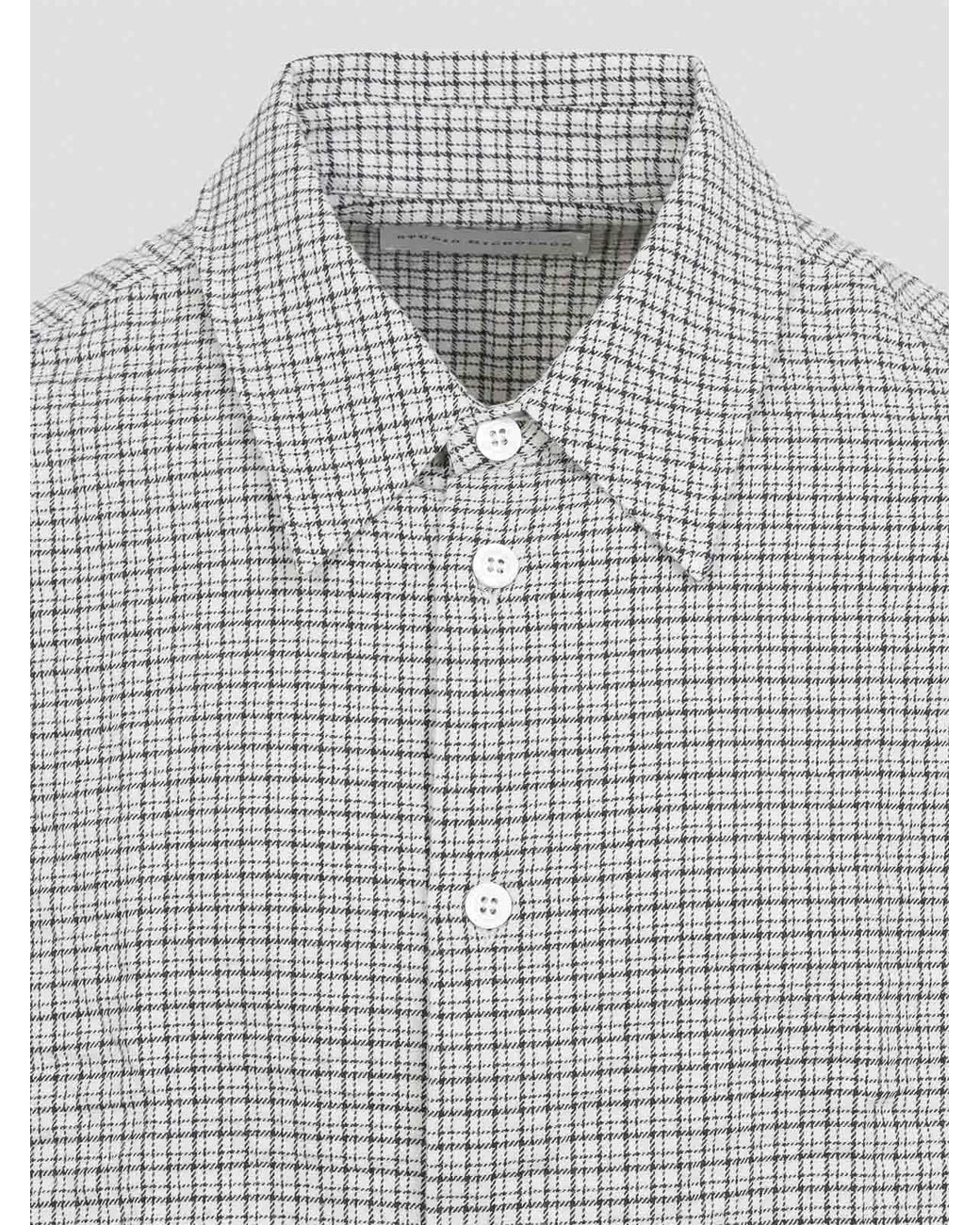 Studio Nicholson Gray Nostra Long Sleeve Shirt for men