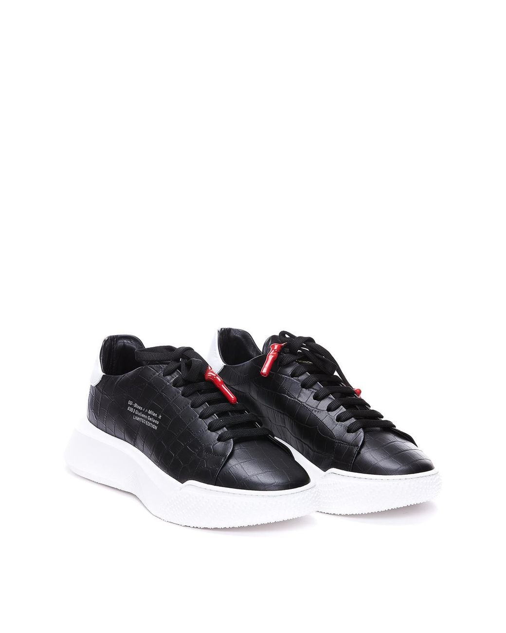 Giuliano Galiano Blue Sneakers With Logo for men