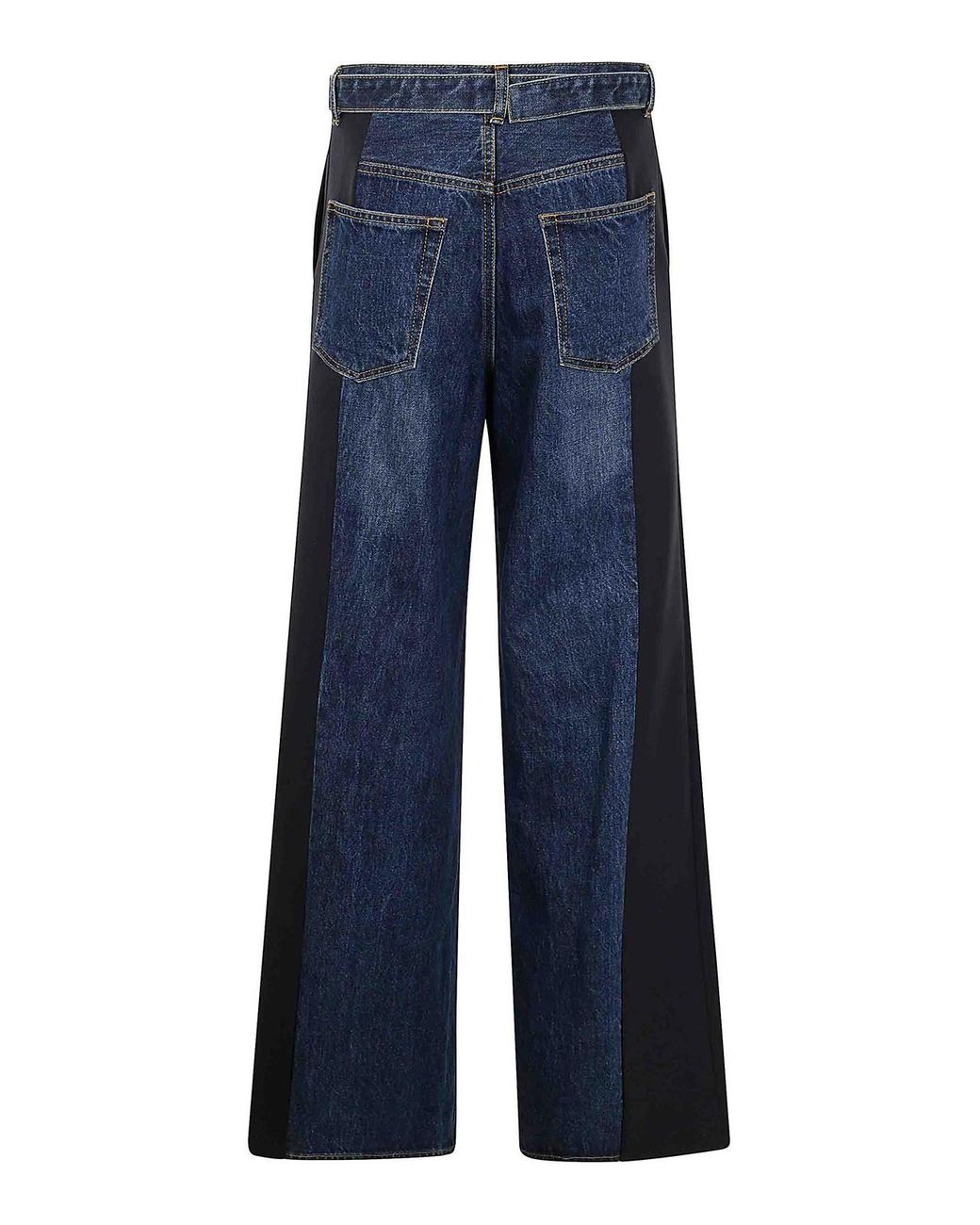 Sacai Blue Denim X Suiting Pants