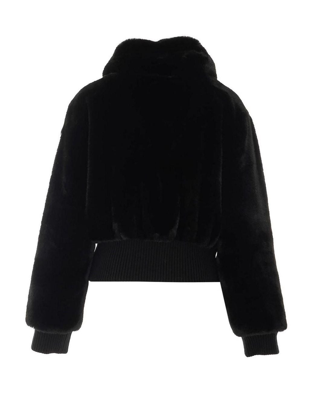 Mulberry Black Bagles Bomber With Frontal Zip Closure
