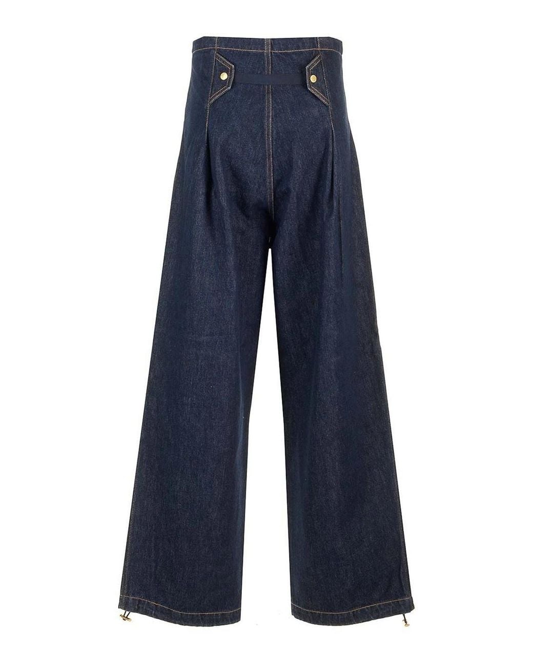 DARKPARK Blue Daisy Military Trousers