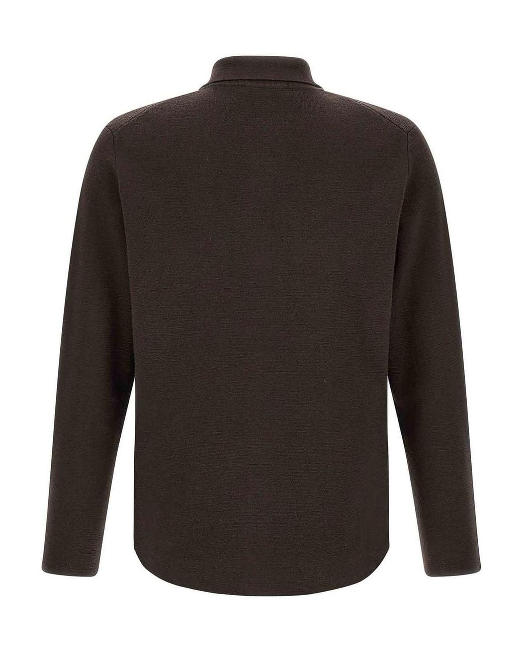 Zanone Gray Saharan Cardigan for men
