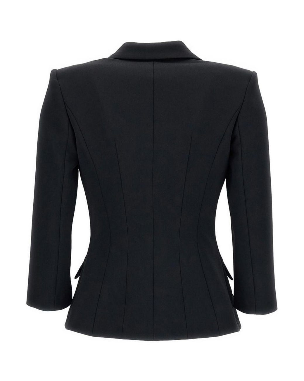 Elisabetta Franchi Blue Feminine Slim Blazer