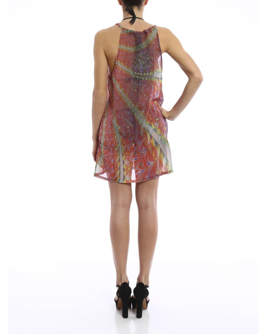 MARIA ENRICA NARDI Pink Ibiza Kaftan Cover-Up
