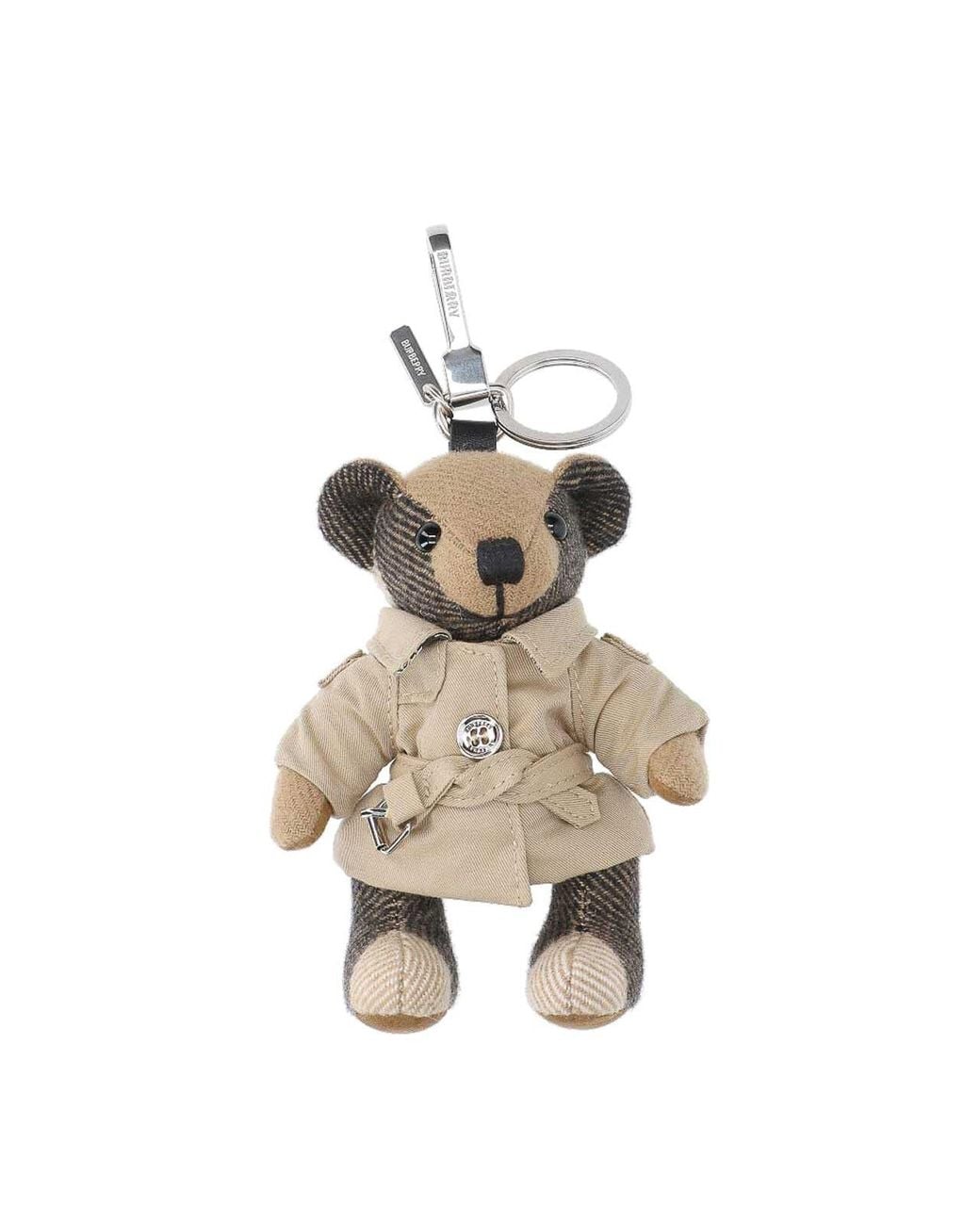 Burberry Metallic Bear Keychain Charm