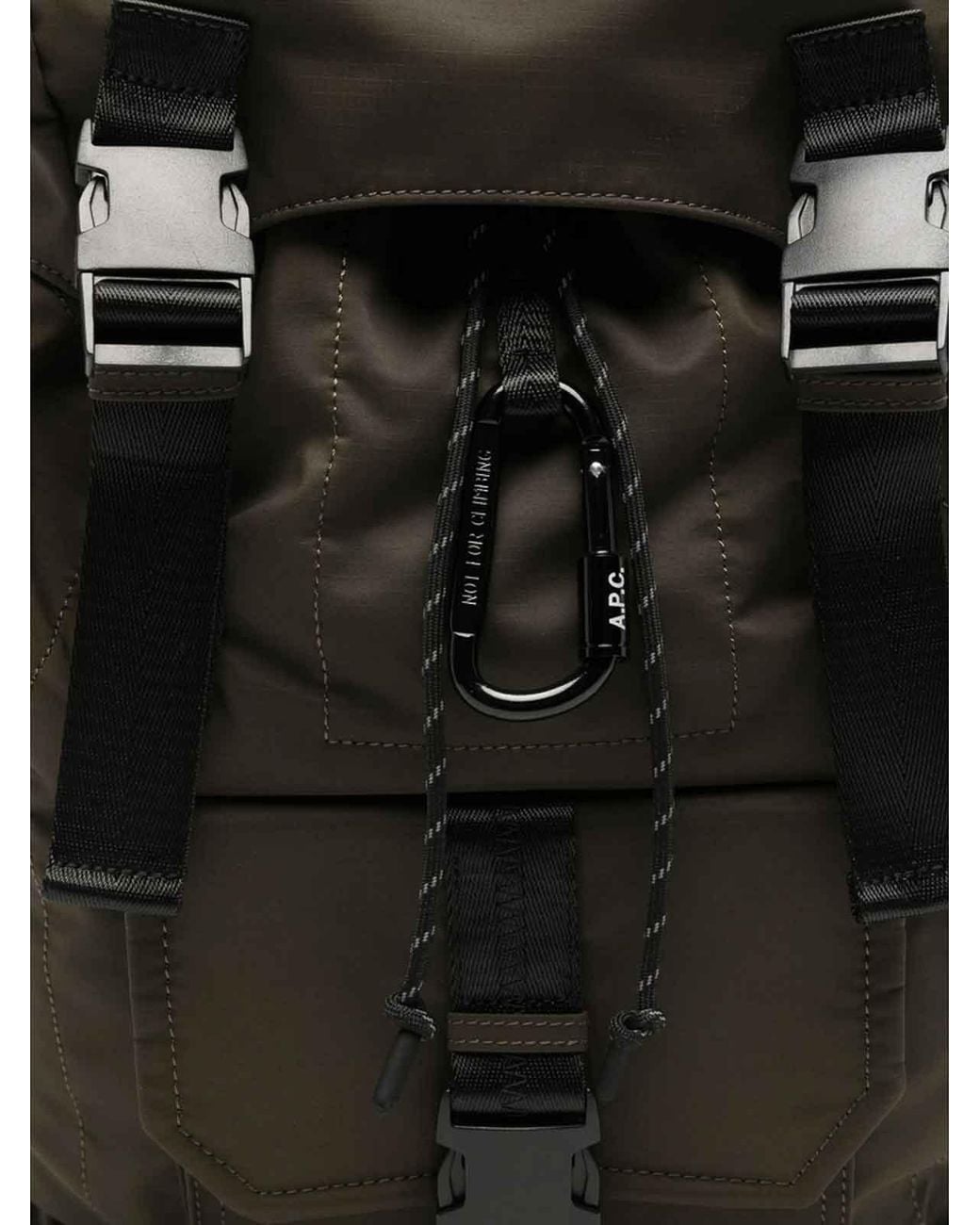 A.P.C. Black Backpack for men