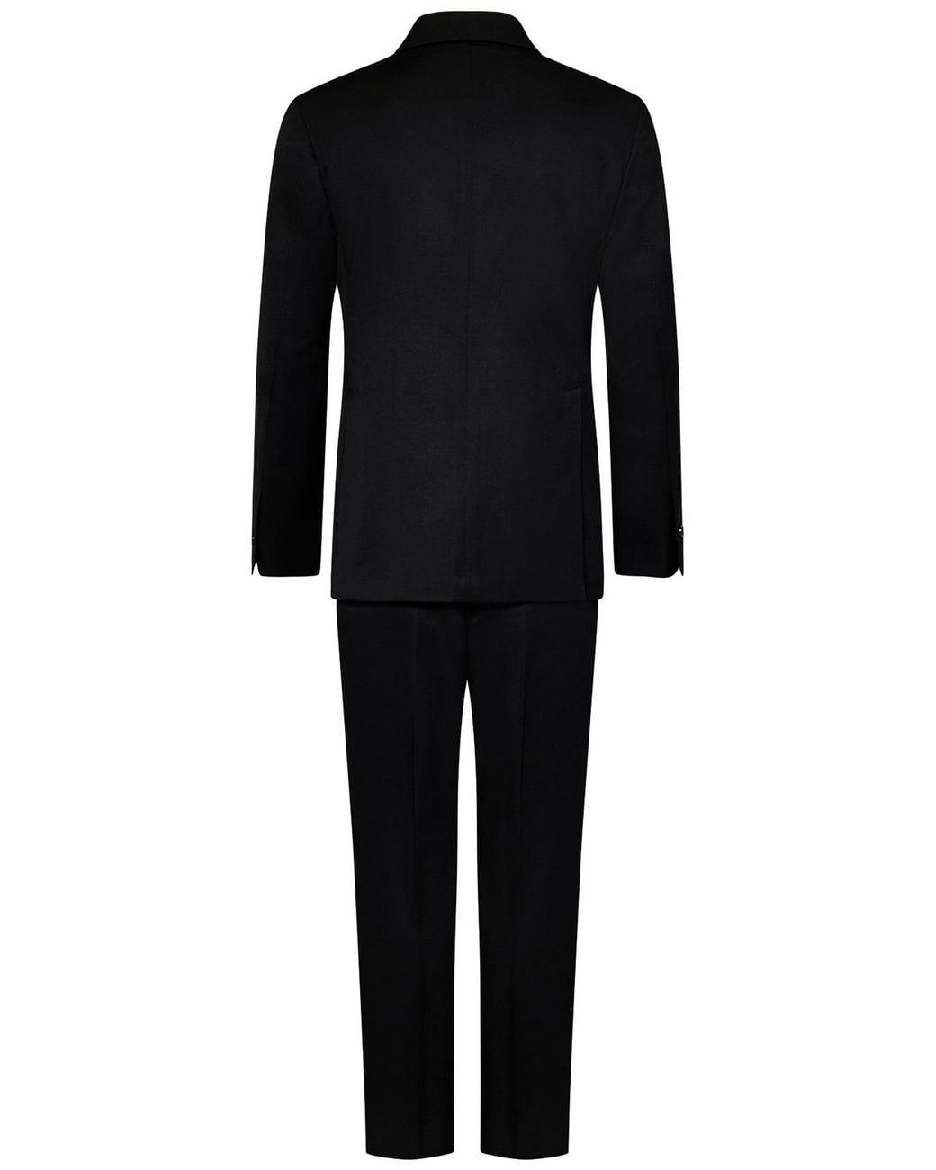 Franzese Collection Black Single-Breasted James Bond Suit for men