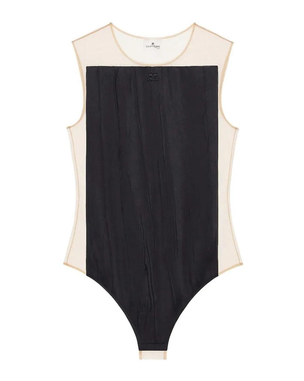 Courreges Blue Courrèges Illusion Bodysuit