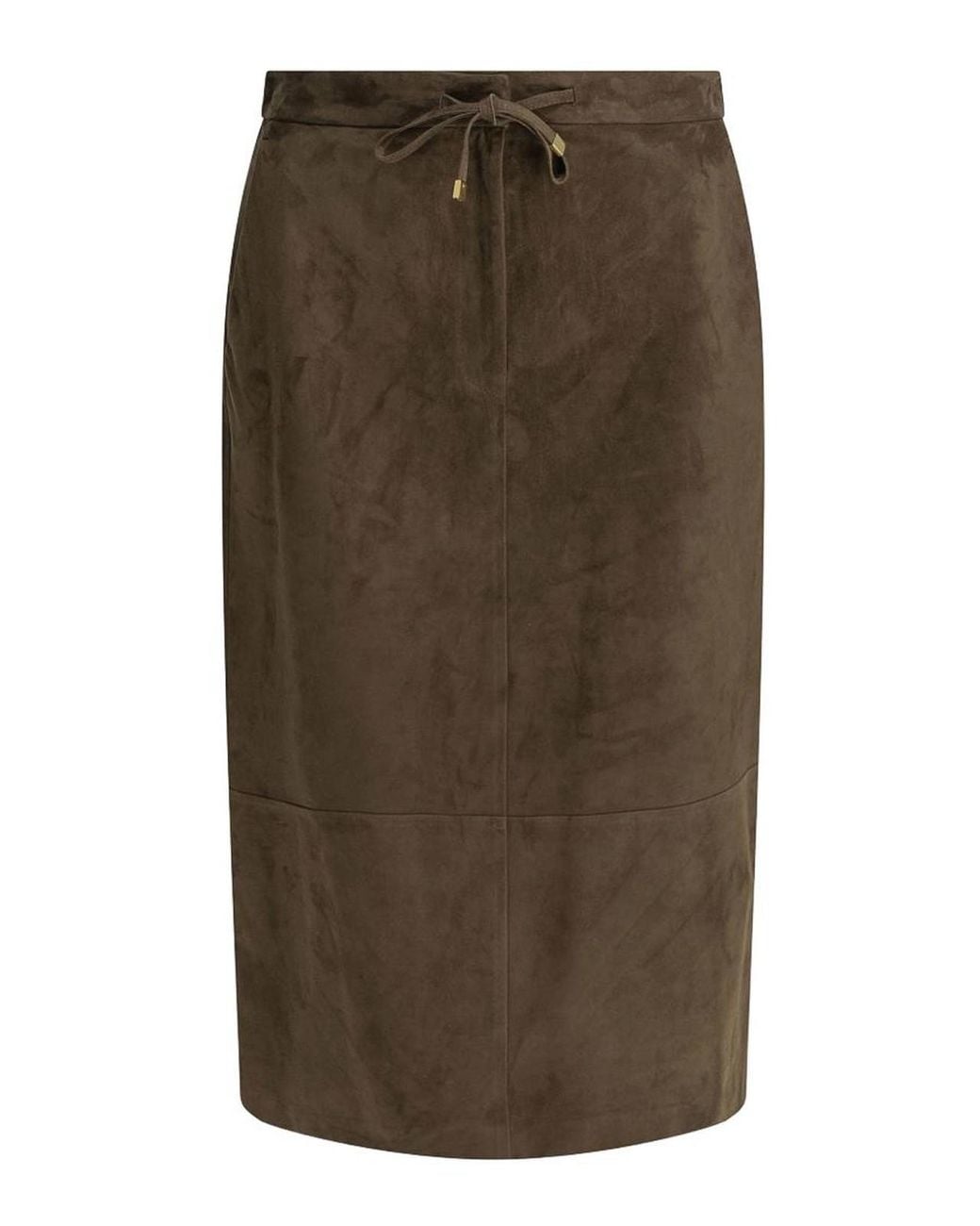 Max Mara Green Gazza Mini Skirt