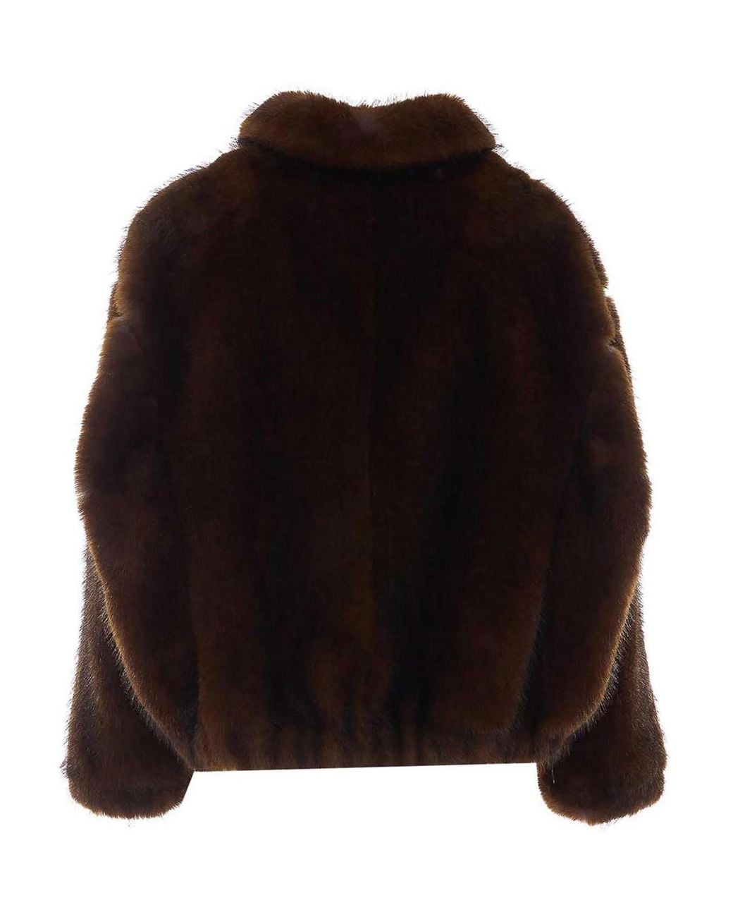 VALENTINI 1972 Black Faux Fur Jacket