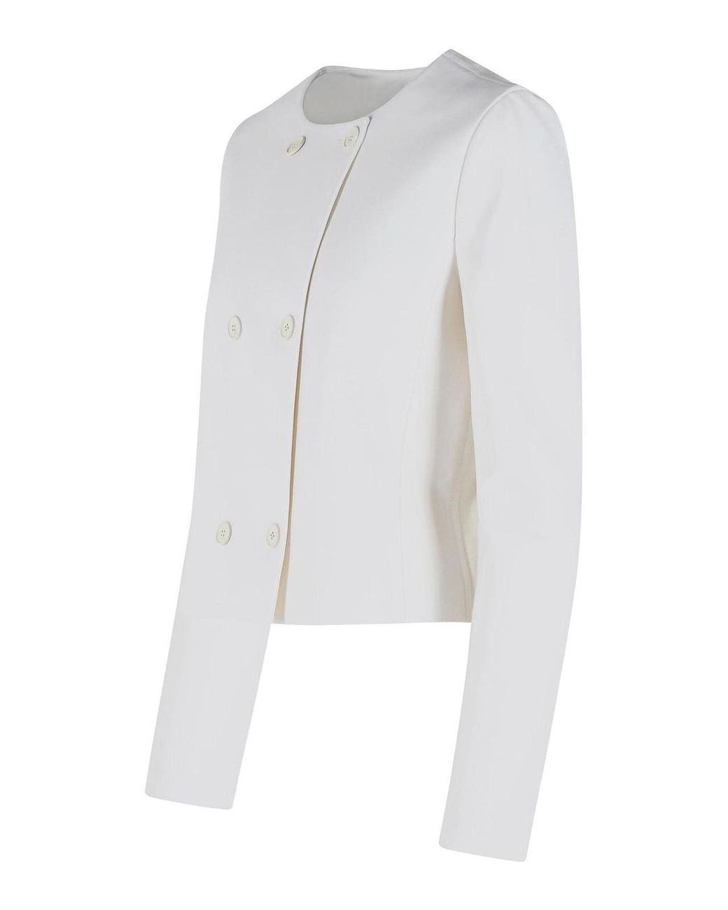Courreges White Wool Blend Jacket