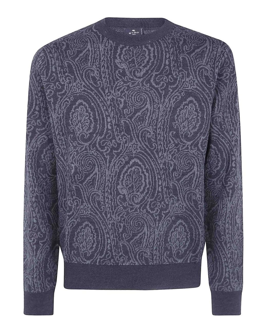 Suéter Cuello Redondo Etro de hombre de color Blue