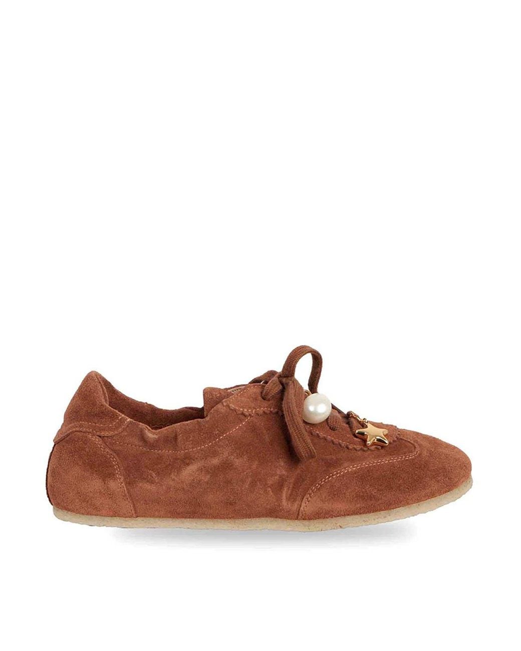 Agl Attilio Giusti Leombruni Brown Charming Suede Sneakers