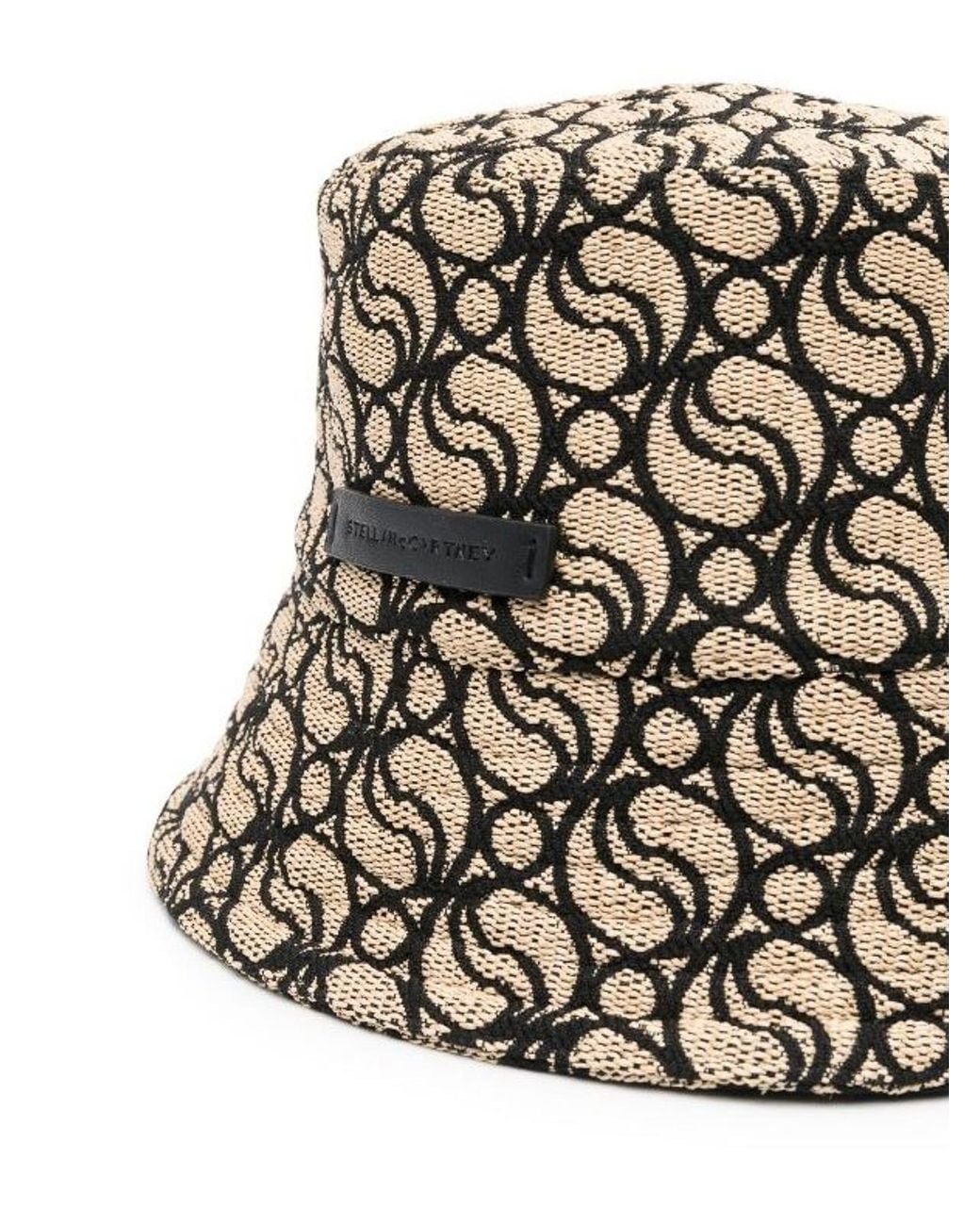 Stella McCartney White Wave Bucket Hat