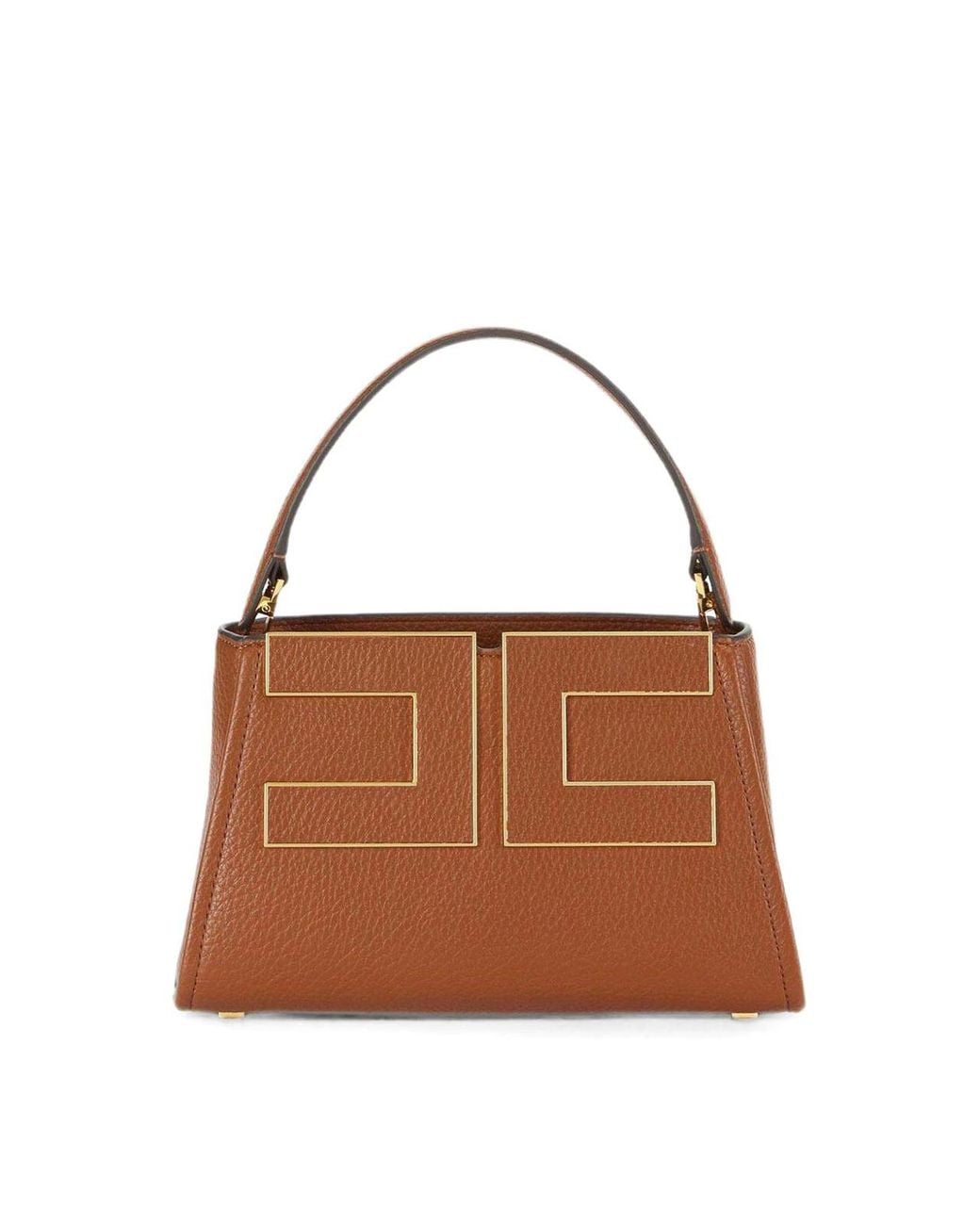 Elisabetta Franchi Brown Handbag