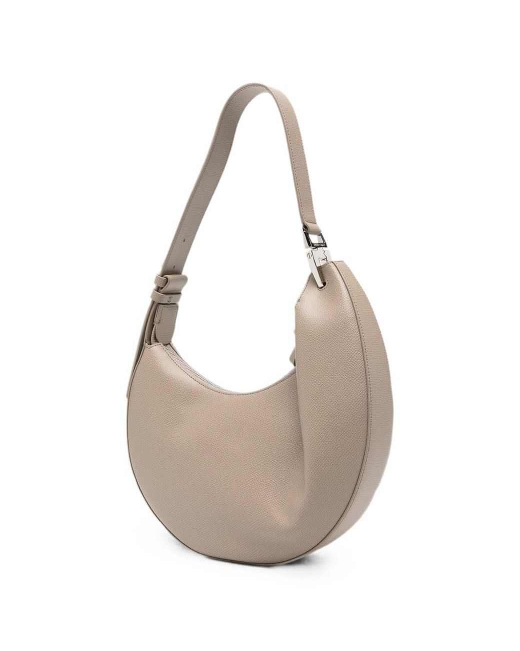 Emporio Armani Gray Medium Leather Hobo Bag