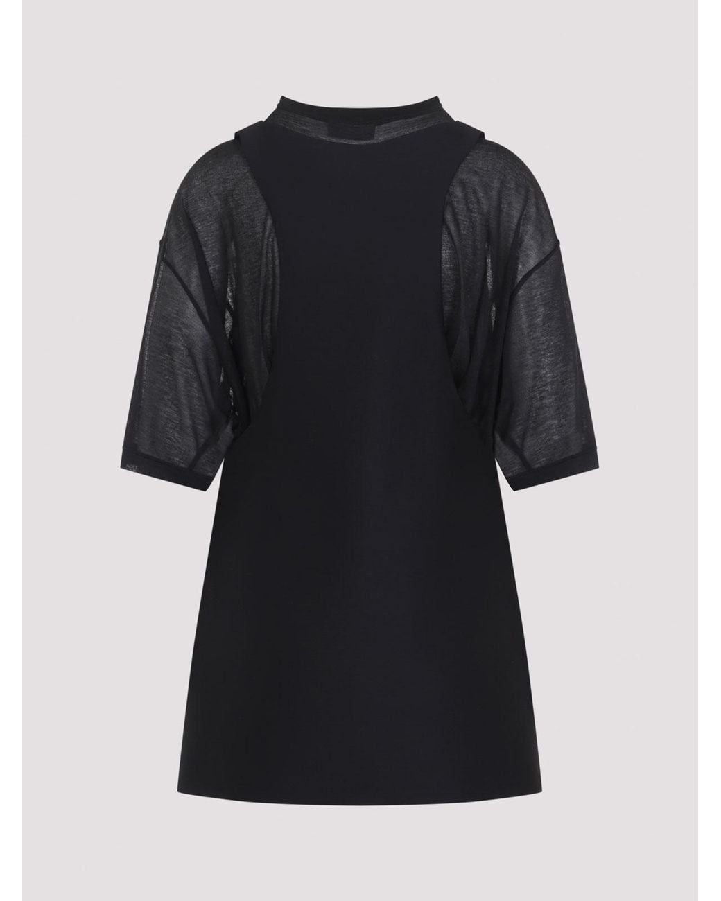 Balenciaga Black Tshirt Dress
