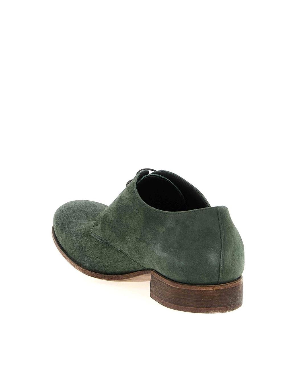 Julian Fashion Green Suede Lace Up for men