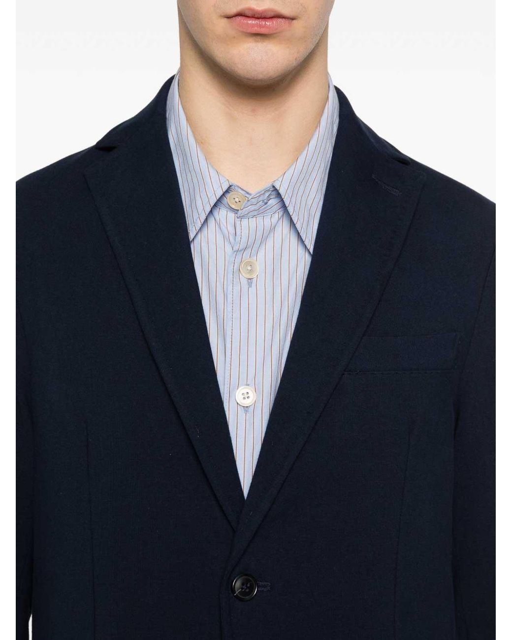 Circolo 1901 Blue Blazer With Classic Lapels for men