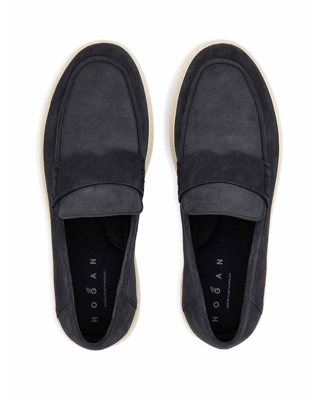 Hogan Blue H-Tv Loafers for men
