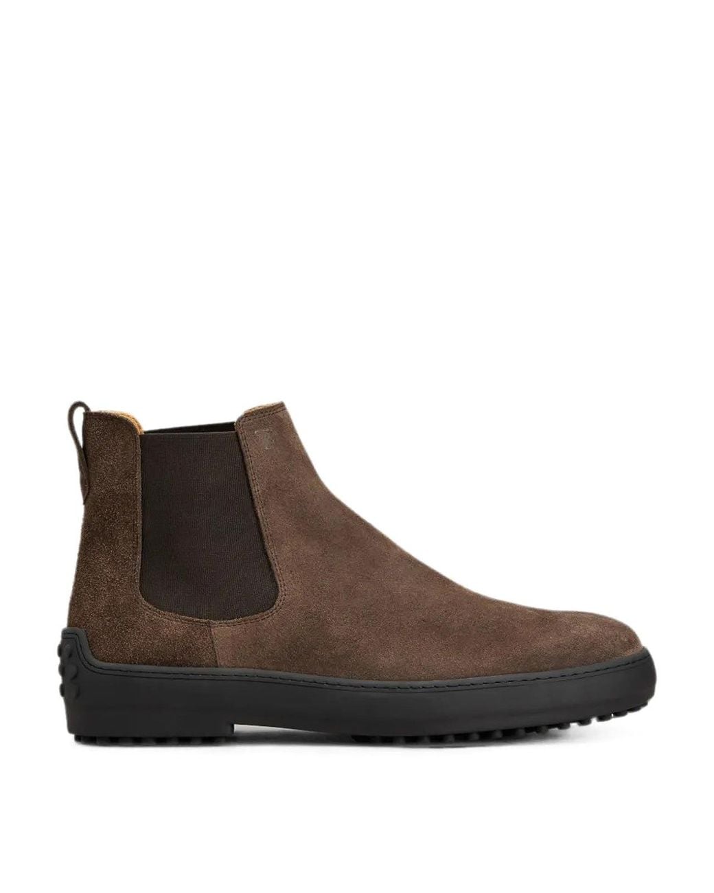 Tod's Brown Tronchetto Elastico Winter Item for men
