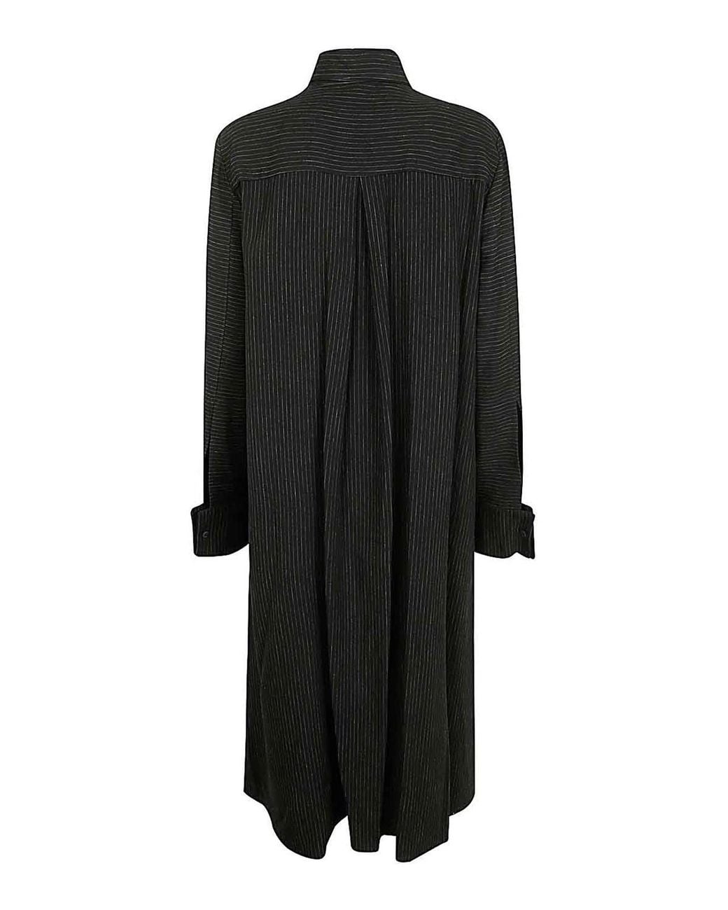 Maria Calderara Black Shirt Dress