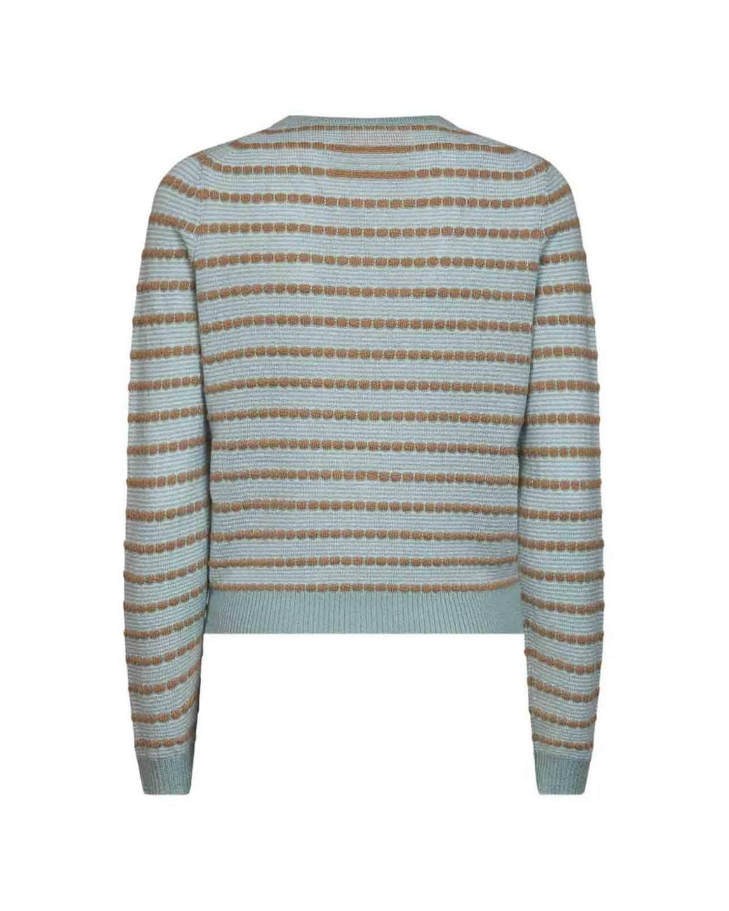 Guest In Residence Blue Cardigan Jane Sage Brush