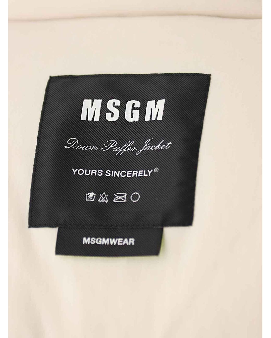 MSGM Daunenjacke in Black für Herren