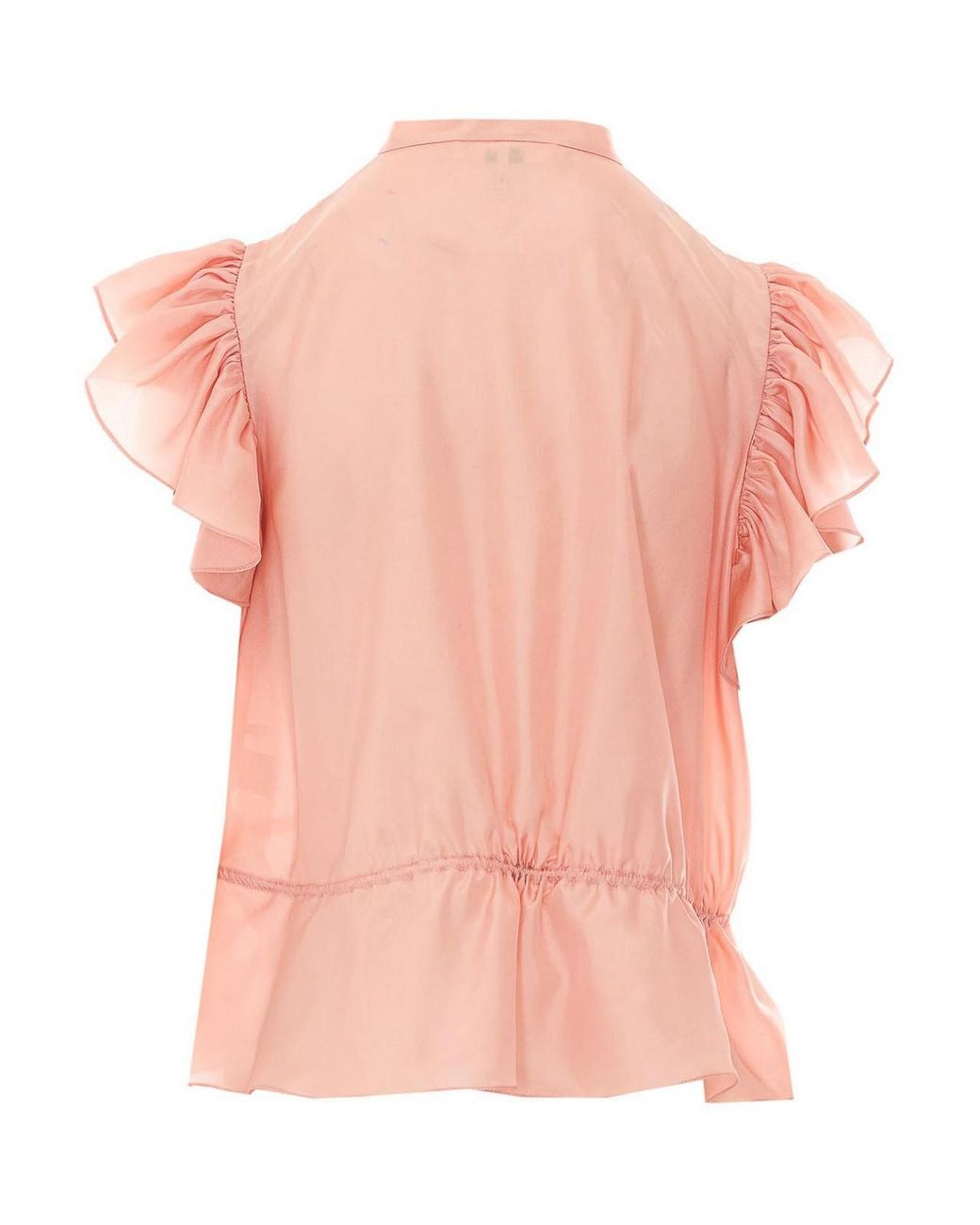 Chloé Pink Habotai Silk Top