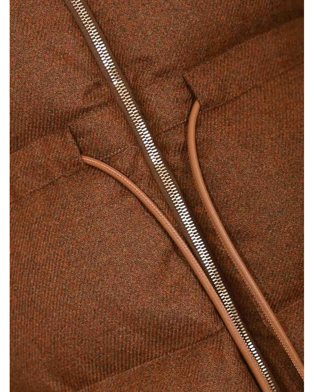 Herno Brown Short Parka