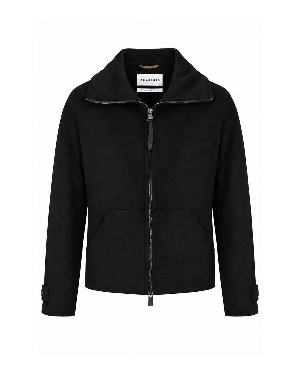 Amaranto Black Jacket for men