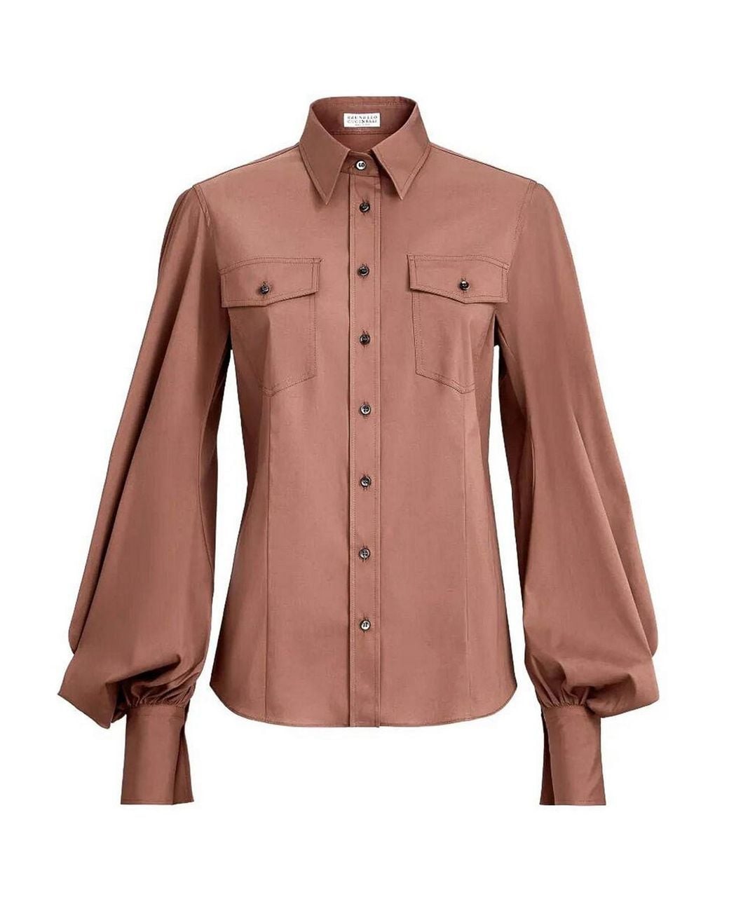 Brunello Cucinelli Brown Shirt