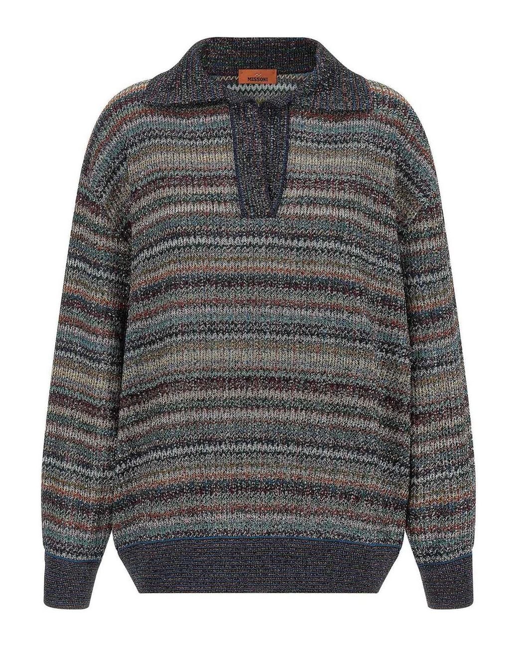 Polo Missoni de color Gray