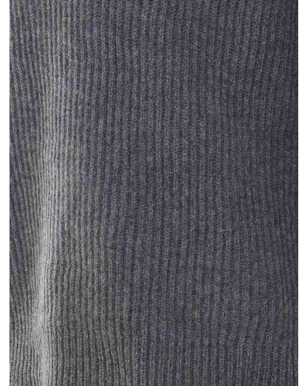 Alpha Studio Gray Sweater for men