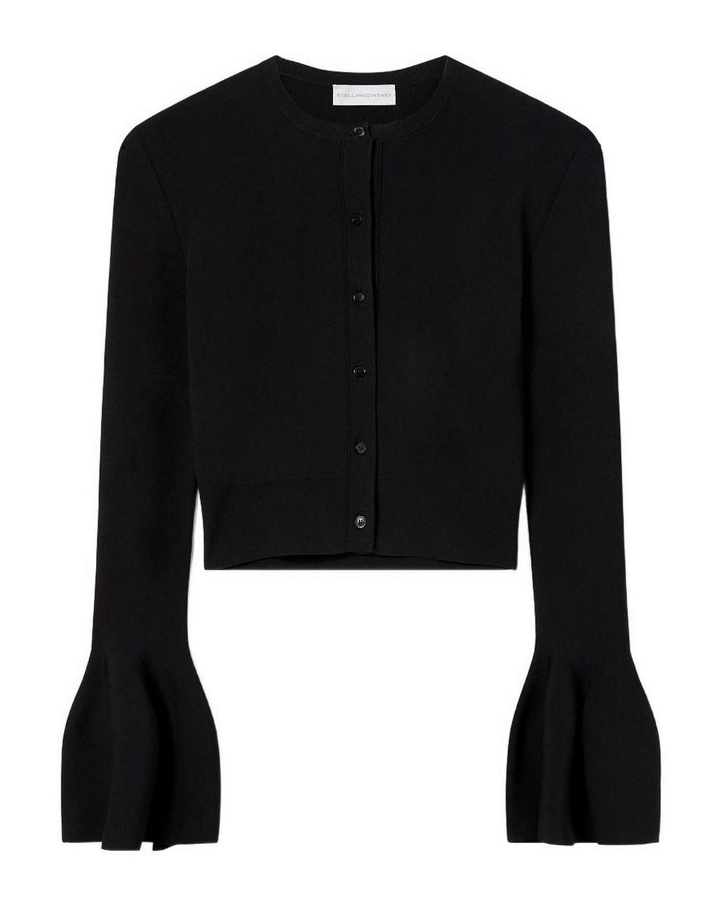 Stella McCartney Black Bell Sleeve Cardigan