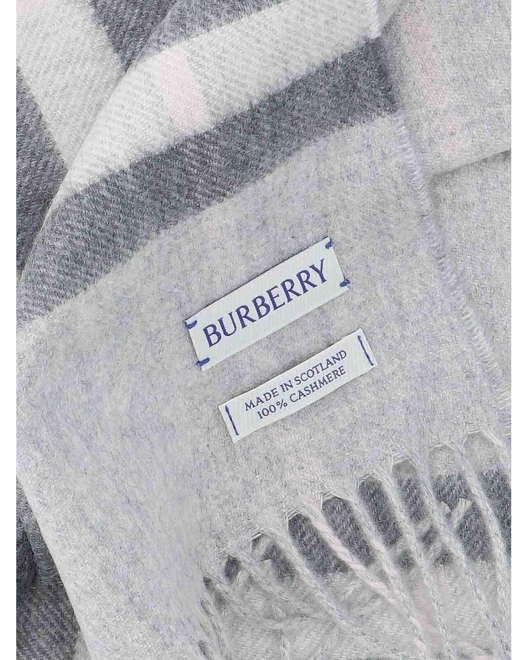 Burberry Gray Scarf