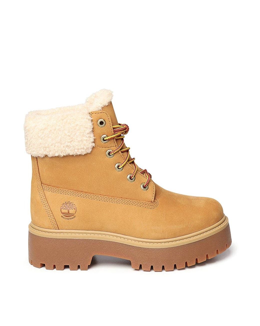 Timberland Natural Stone Street Waterproof Platform Boot