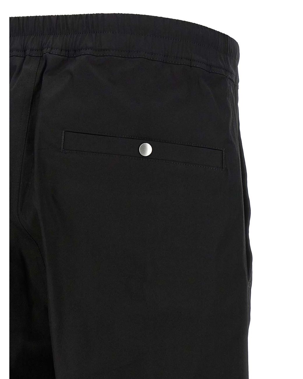Rick Owens Black Tecuatl Track' Pants for men