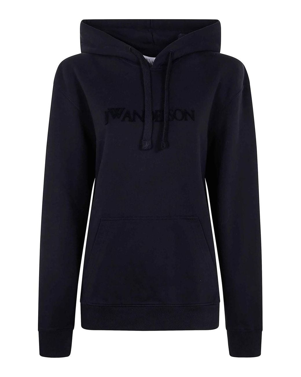 J.W. Anderson Black Logo Embroidery Hoodie
