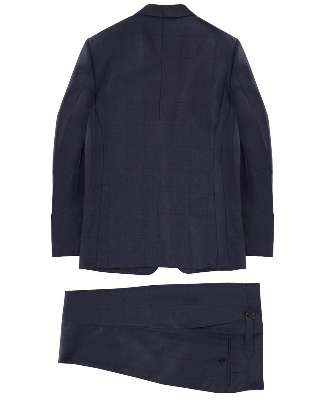 Tom Ford Blue Grand Overcheck Shelton Suit for men